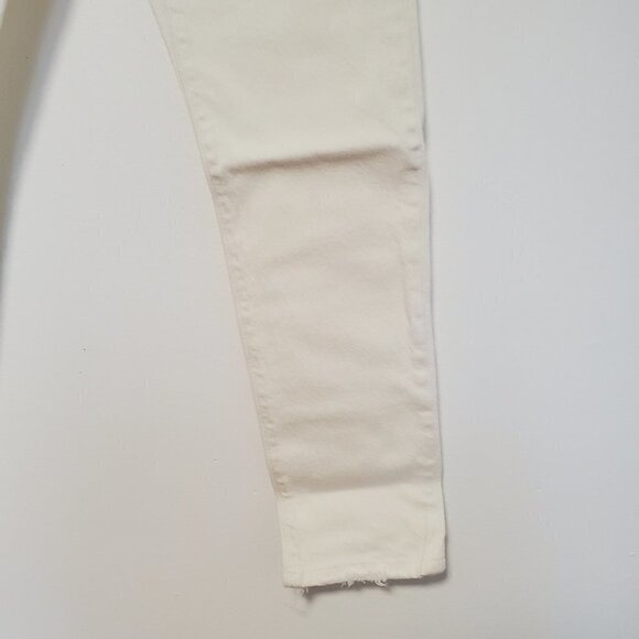 NWT Levi's Premium 501 HIGH RISE SKINNY WOMEN'S WHITE JEANS - Picture 5 of 8